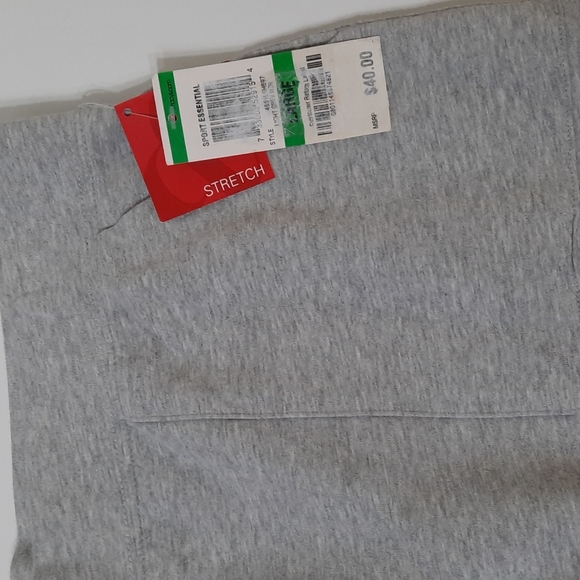NWT STYLE & CO SPORT Loght Grey jogging pants SZ large - Picture 4 of 16